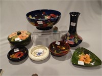 Moorcroft Pottery items - all restored or damaged
