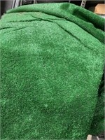 3 Large Pieces of Outdoor Green Carpet