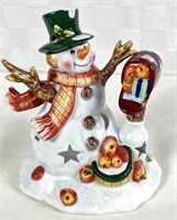 Snowman Tea Candle Holder