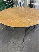 (4) 5ft Round Folding Tables