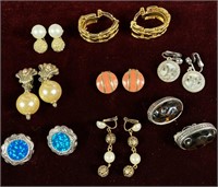 Lot of Clip-on Earrings