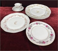 Lot of Plates, Cup and Saucer