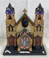 Musical Lighted Church Figurine
