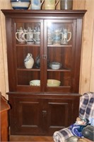 Wooden Corner Cabinet 45 1/2" X 76 1/4" (Does not