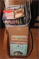 Two box lots of Albums including Bing Crosby,