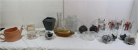 Christmas Candle Holders, Glass Jar & Misc Decor