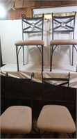 4 Padded Chairs-40"H