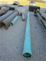 (2) Pipes (Green) PVC
