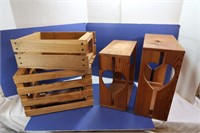 Display Crates & Shelves Crate-17x13x12"&18x10x7"H