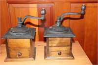 2 Reproduction Coffee Grinders