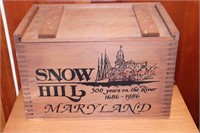 Wooden Snow Hill Maryland Box 300 Years on the