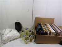 Misc Lot-TrashBags, Notepads, Rags & more