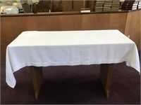 Vintage Communion Table Cover -Embroideried Cross