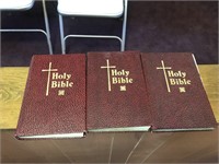 Lot of 3 Bibles