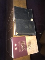 Lot of Old Bibles