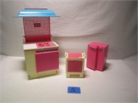 Mattel 1984 Barbie Kitchen Play Set