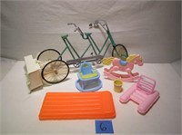 Assorted Plastic Play Set Pieces