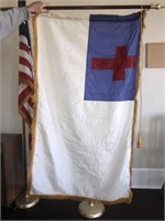 Church Flag wStand & Finnial missing part of Pole