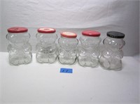 1988 Vintage Kraft Teddy Bear Jars