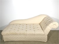 Button Tufted Chaise Lounge