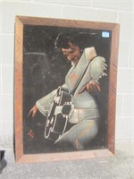 Vintage Elvis Painting on Velvet