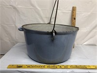 Large cast-iron kettle
