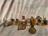 Group of vintage perfume bottles