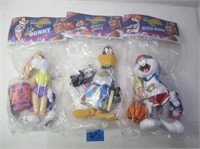 3 McDonald’s Space Jam Collectible Plush Figures