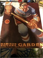 Vintage 1943 to 1944 New York rangers hockey
