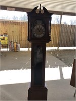 Emperor Grandfather clock, 74" tall