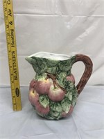 Decorative pitcher with apples bazaars world