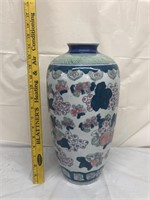 Decorative vase with fruit design