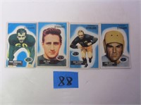 4 BGCCI Pittsburgh Steelers Collector Cards