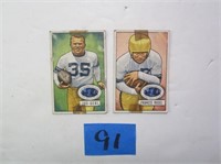 1951 Bowman Gum Football Picture Cards