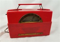 Philco B652 Portable Tube Radio Red