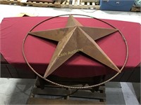 Large Metal Texas Star
