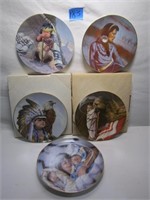 5 Native American Plates By Gregory Perillo