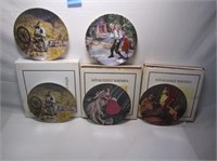 5 Collector Plates By Charles Gehm (7.75” diameter