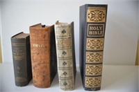 1904 Bible & Other Antique Books