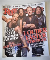 Signed Metallica Rolling Stone