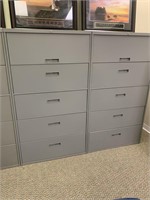STEELCASE 5 DRAWER LATERAL FILE CABINET