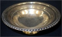 STERLING WEIGHTED FOOTED BOWL