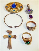 COSTUME JEWELRY (6) PCS.