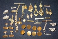 VICTORIAN JEWELRY, BUTTONS ETC (25+)