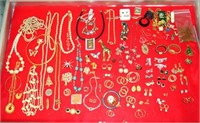 CASE LOT OF DESIGNER AND VINTAGE JEWELRY