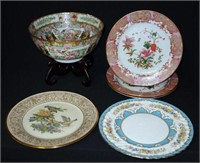DECORATIVE PLATES AND BOWL (6)