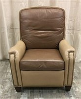 PAIR MOTIONCRAFT "SHERRILL" LEATHER RECLINERS