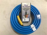Mini air filter and 3/8 airline