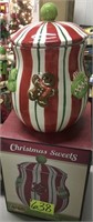 Christmas sweets cookie jar (estate)