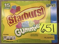Starburst gummies sour exp 3-2021